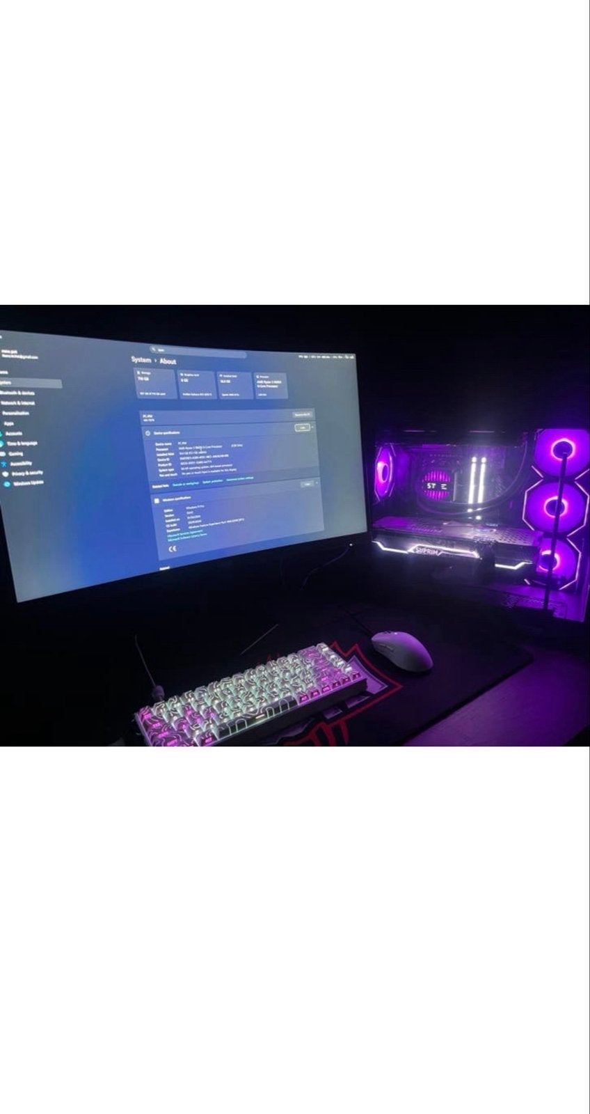 Game PC : Ryzen 5 9600X, RTX 3070 Ti,, Computers en Software, Desktop Pc's, Gebruikt, 3 tot 4 Ghz, SSD, 16 GB, Met videokaart