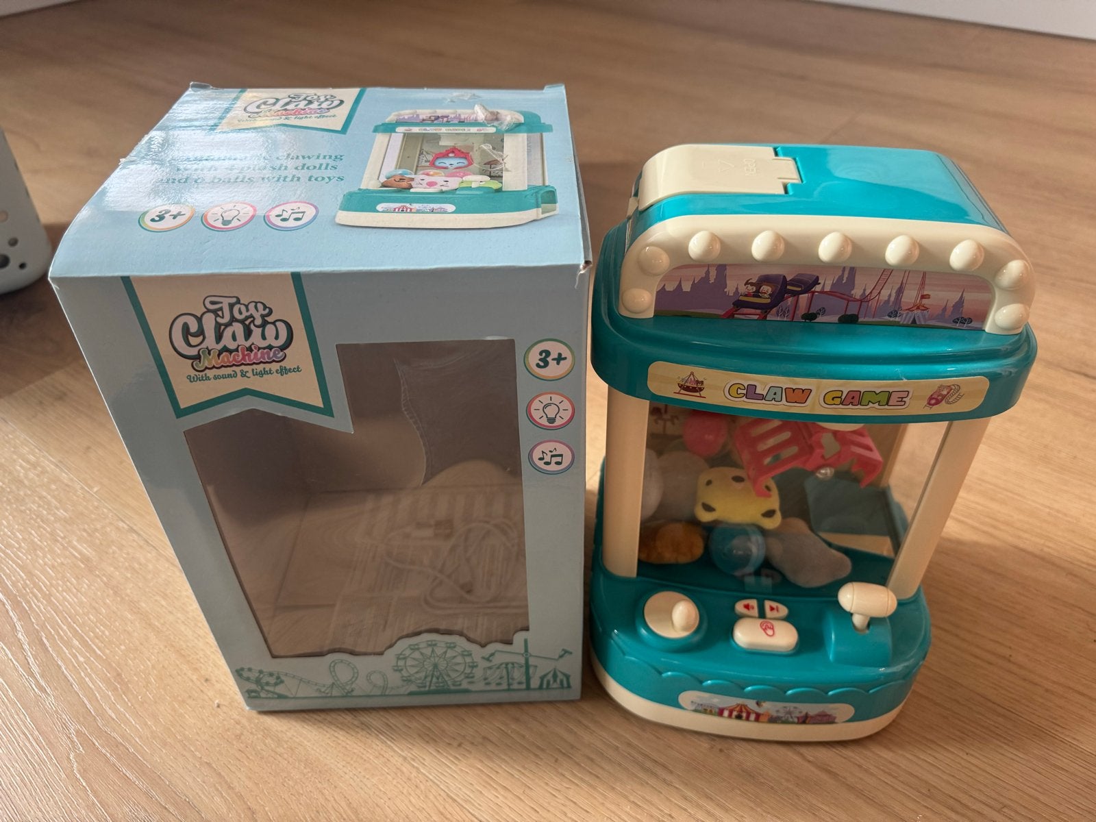 Leuke speelgoed grijpmachine met geluid en licht, Ophalen of Verzenden, Zo goed als nieuw, Jongen of Meisje