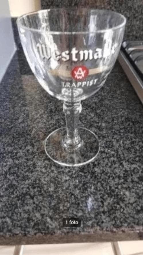 Westmalle speciaalbierglas, Ophalen of Verzenden, Nieuw, Glas of Glazen, Overige merken