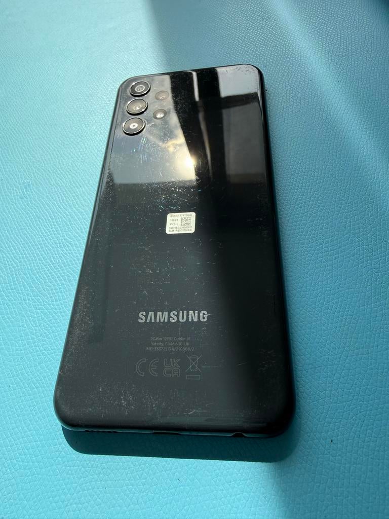 Samsung A13 met barsten, werkt perfect, Telecommunicatie, Mobiele telefoons | Samsung, Zwart, Ophalen of Verzenden, Zo goed als nieuw
