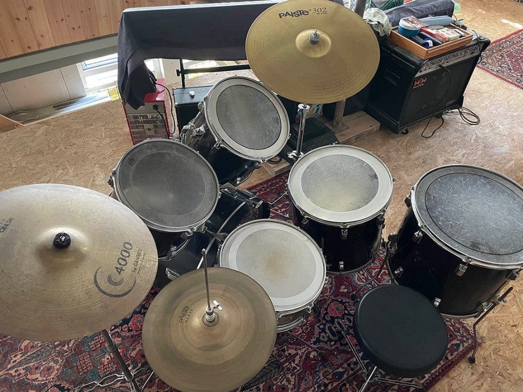 Tama Royalstar compleet drumstel, vintage, Muziek en Instrumenten, Drumstellen en Slagwerk, Ophalen, Gebruikt, Tama