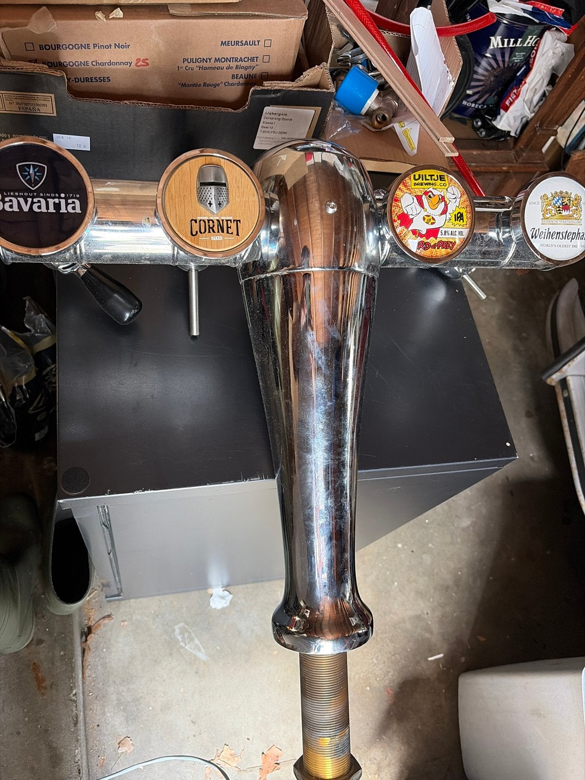Biertap met 4 kranen - Antoine Belgium, Ophalen, Overige merken