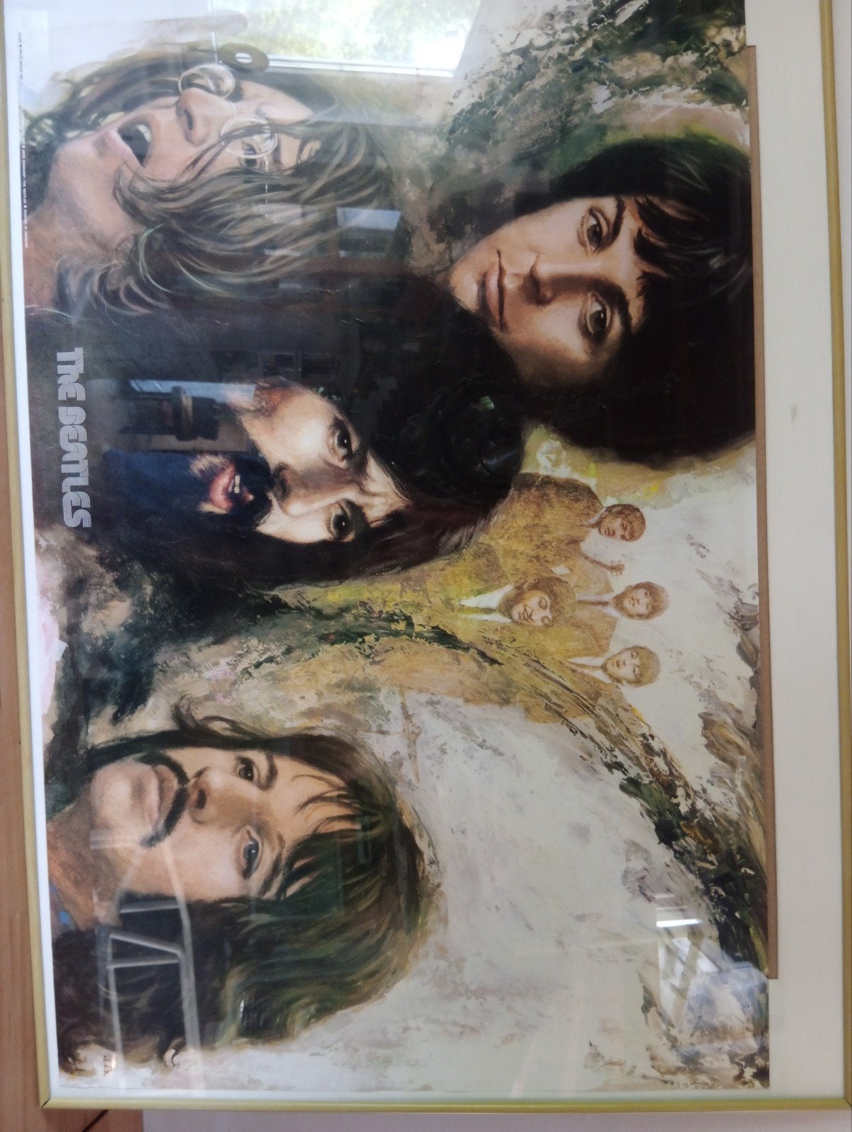 Poster van de Beatles 1975, Ophalen