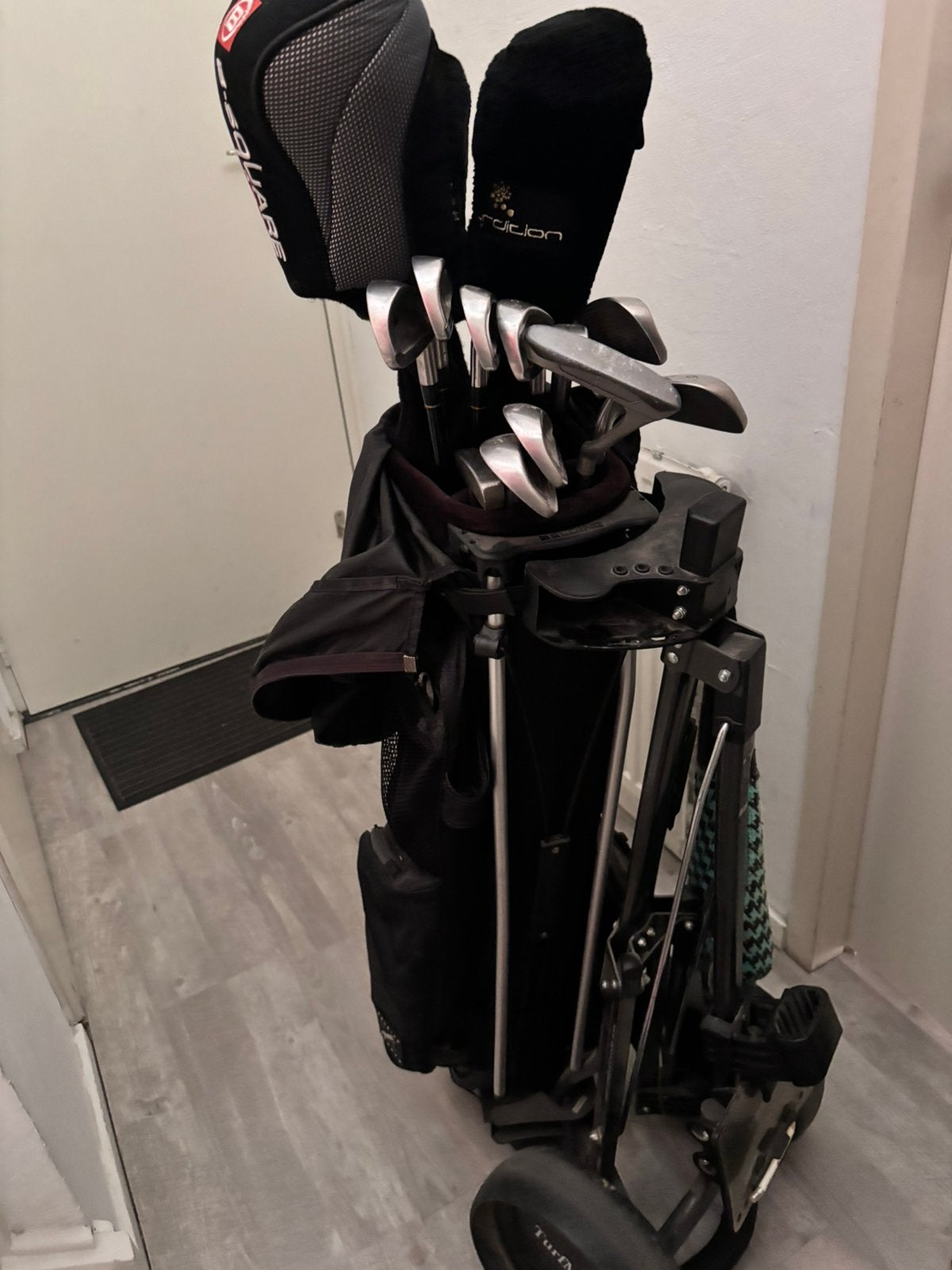 Complete golfset met golftas & TurfMaster trolley, Sport en Fitness, Ophalen of Verzenden, Zo goed als nieuw, Set, Overige merken