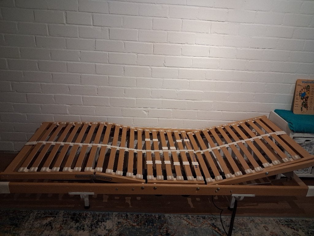 Elektrische Lattenbodem, Ophalen, Gebruikt, Eenpersoons, 80 cm