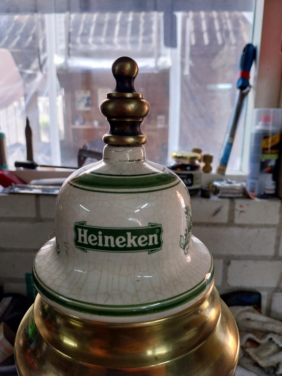 Gezocht bovenstukje Heineken pomp, Ophalen of Verzenden