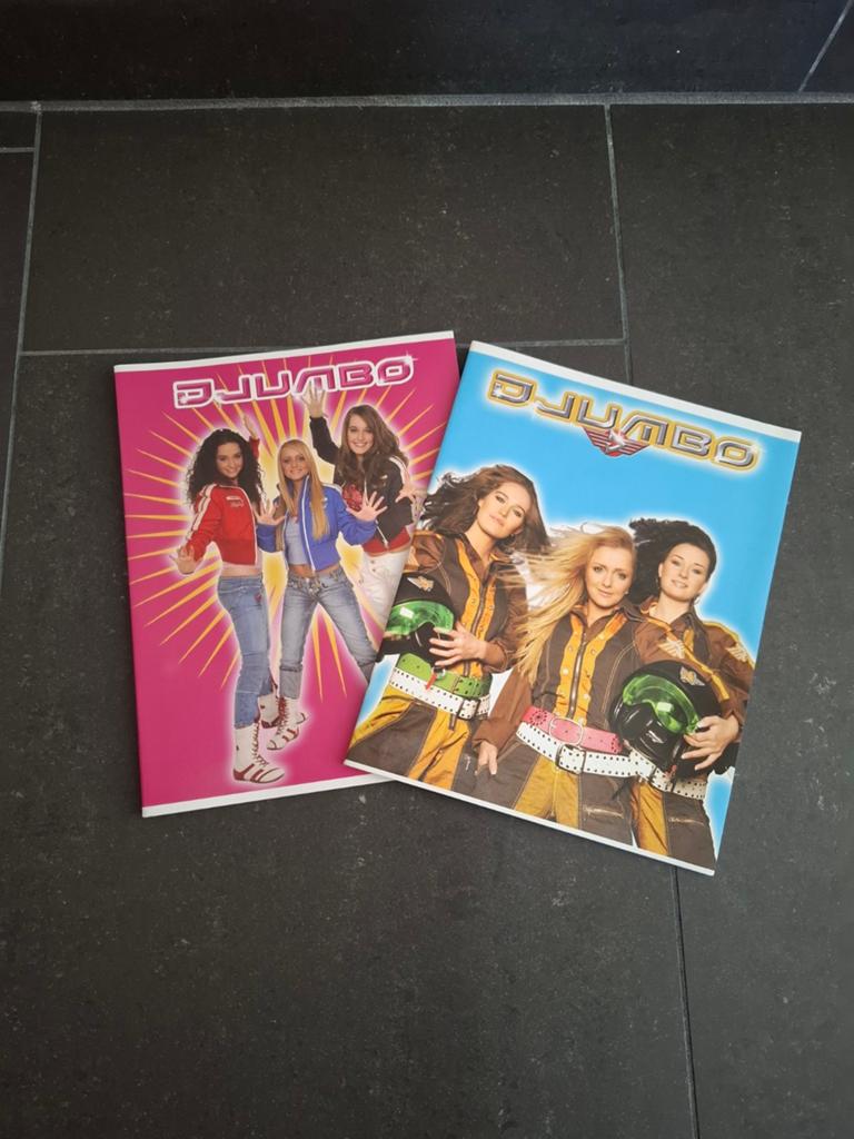 Djumbo 2 schriften met lijntjes, Verzenden, Zo goed als nieuw