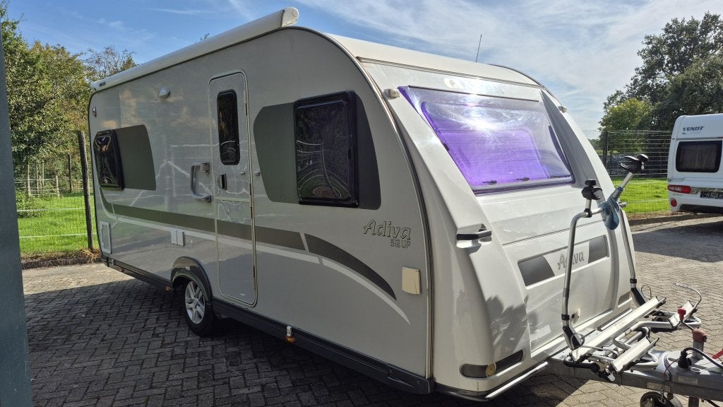 Volle Adria Adiva 512 UP, Levelsyst, Mover, autom.luifel., Caravans en Kamperen, Rondzit, Bedrijf, 5 tot 6 meter, Tot en met 4