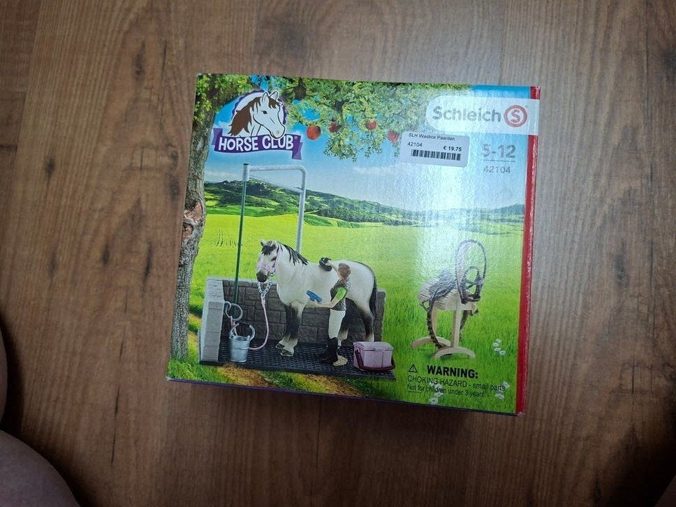 Schleich Horse Club Paardenwasplaats Set 42104, Ophalen of Verzenden, Zo goed als nieuw, Jongen of Meisje