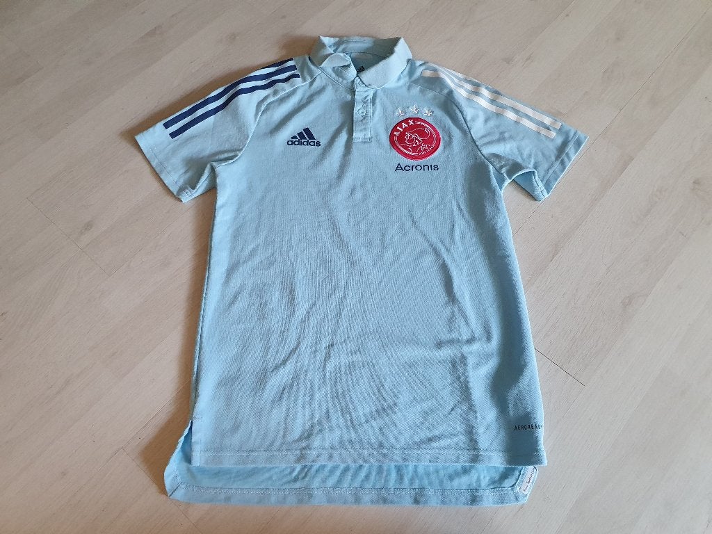 Ajax Training Polo! Seizoen 20/21! Sponsor Acronis! Mt S!, Ophalen of Verzenden, Zo goed als nieuw, Voetbal, Rood