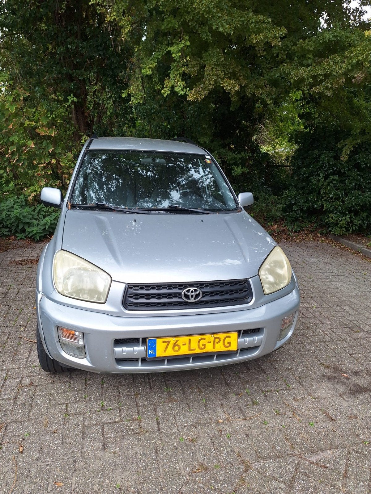 Toyota Rav4 2.0 I 5D AUT 4WD 2003 Grijs, Auto's, Automaat, 1998 cc, Stof, 4 cilinders