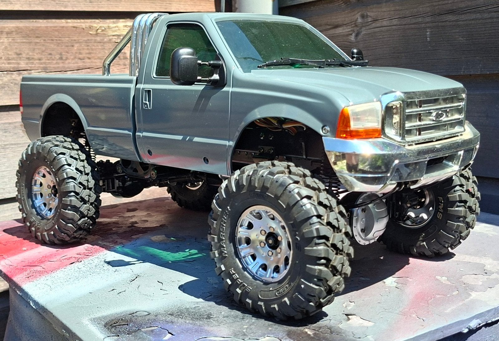 ALLEEN VANDAAG 14/7 250 EURO Tamiya high lift ford f350, Elektro, Auto offroad, Nieuw, Ophalen of Verzenden