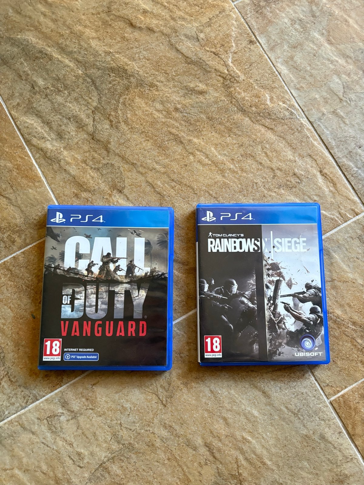 PS4 Spellen: Call of Duty Vanguard & Rainbow Six Siege, Online, Gebruikt, Vanaf 18 jaar, Shooter