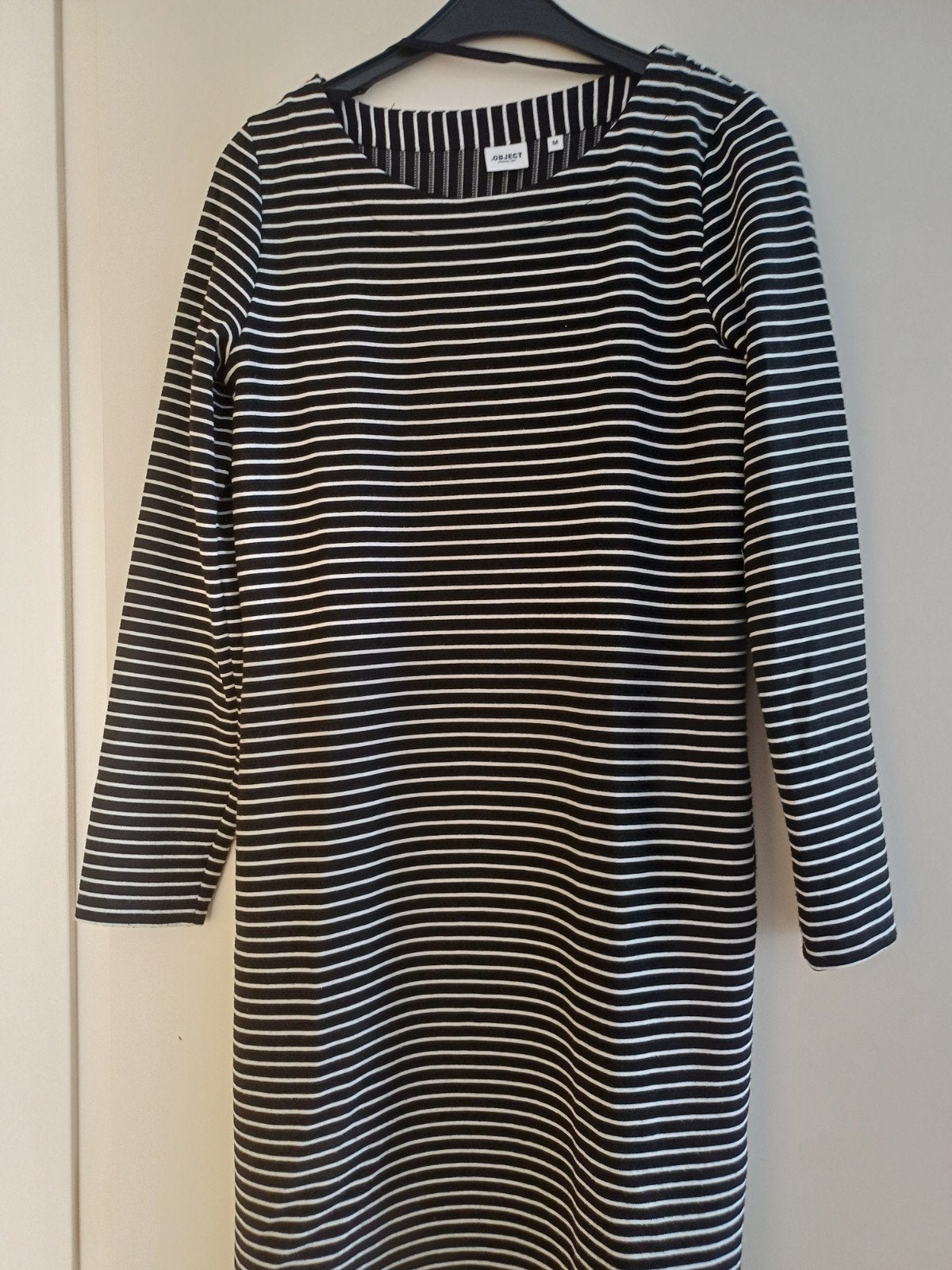 OBJECT gestreepte jurk maat M, Kleding | Dames, Maat 38/40 (M), Zwart, Ophalen of Verzenden, Zo goed als nieuw