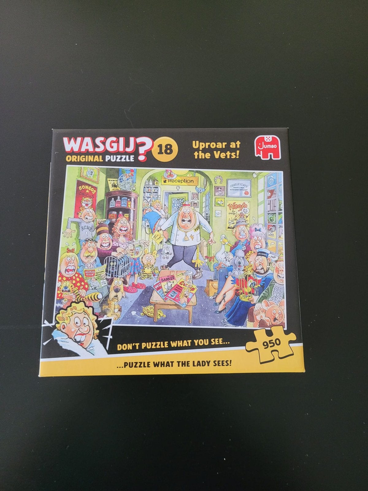 Wasgij puzzel Dierenarts | 950 stukjes, Ophalen, 500 t/m 1500 stukjes, Zo goed als nieuw