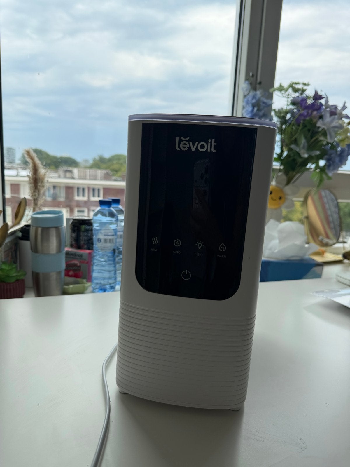 LEVOIT Smart Luchtbevochtiger 4.5L met warme/koude nevel, Ophalen, Zo goed als nieuw, Luchtbevochtiger