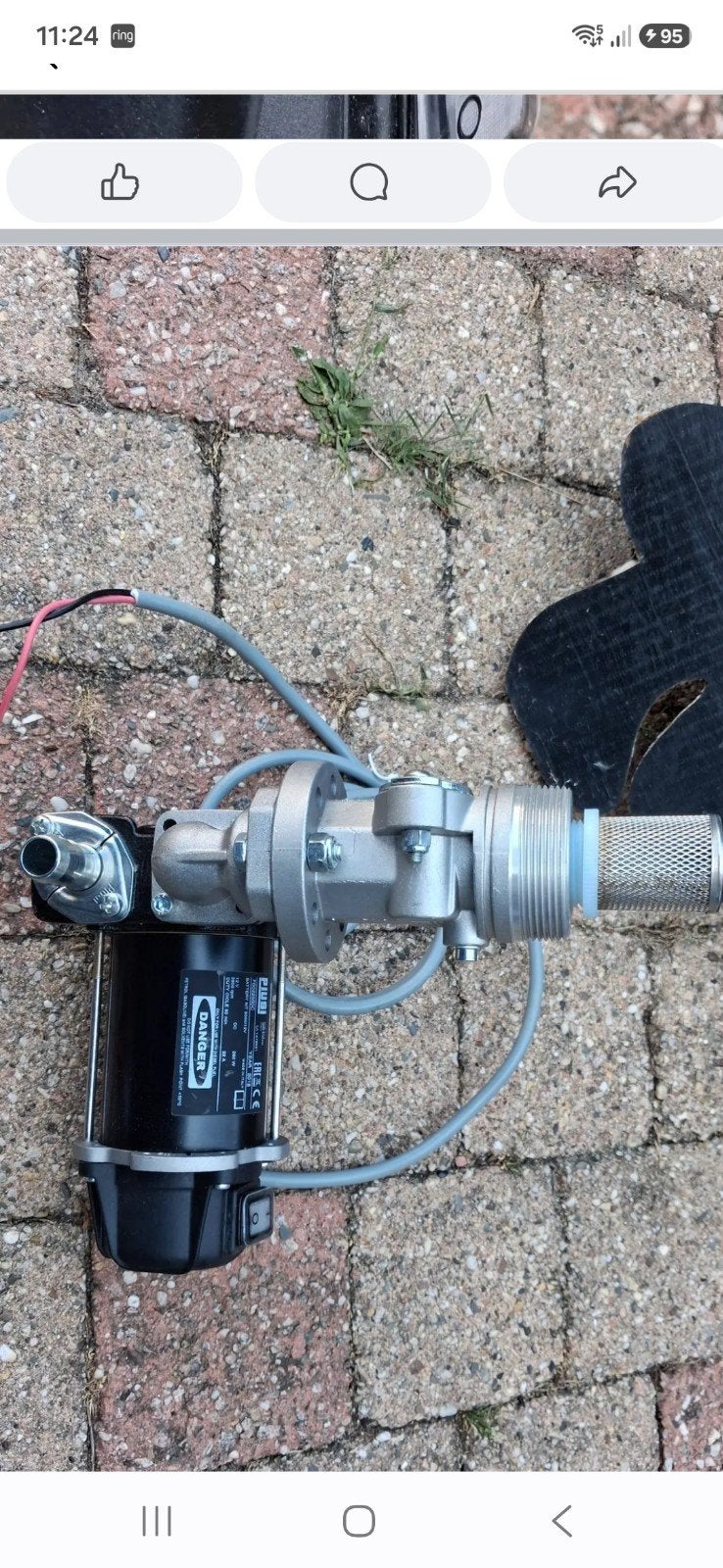 Piussi 12V pomp met filter, Ophalen of Verzenden