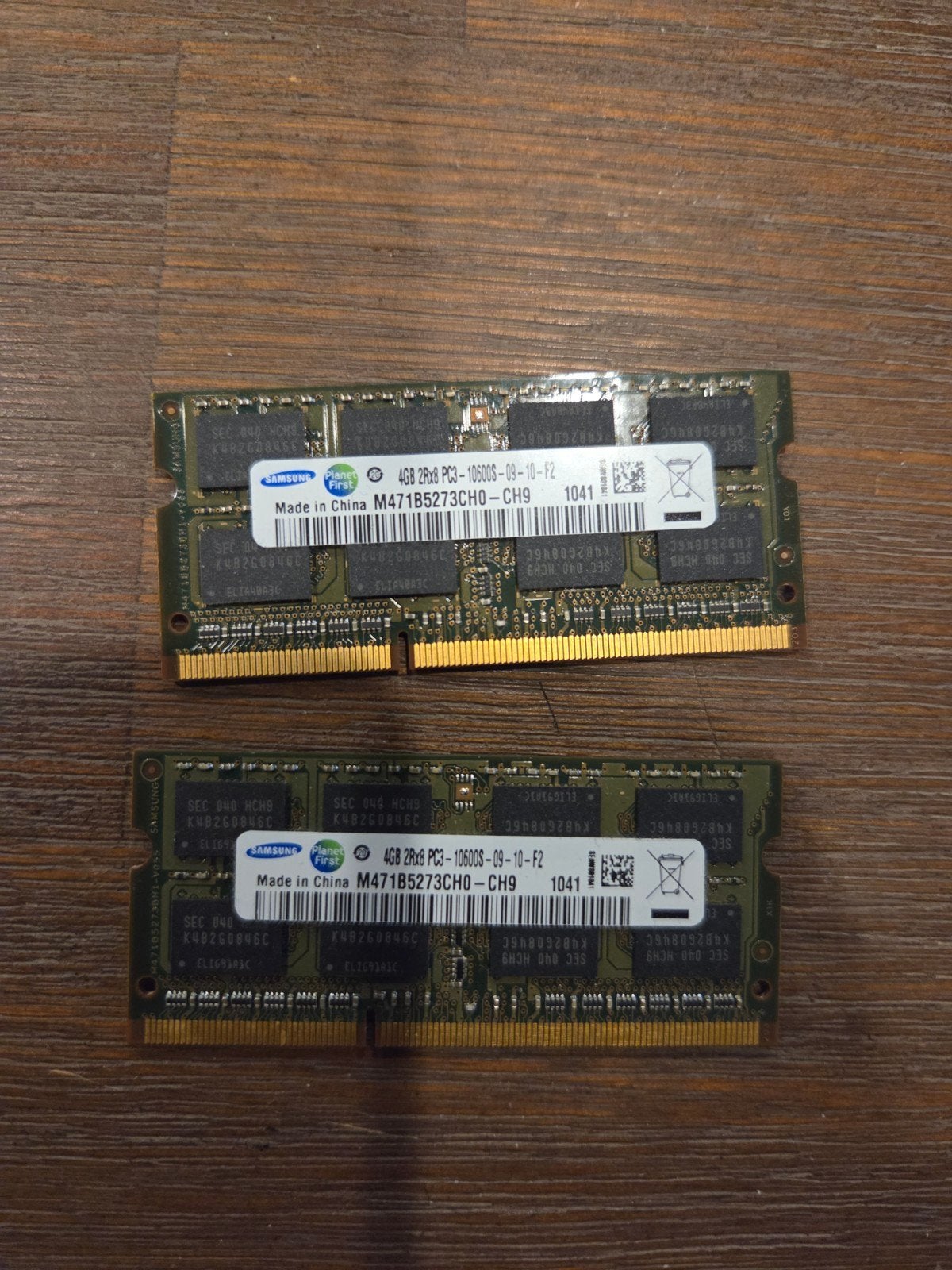 2x 4GB DDR3 Samsung RAM Geheugenmodules (8GB Totaal), Computers en Software, RAM geheugen, Gebruikt, 8 GB, DDR3, Ophalen of Verzenden