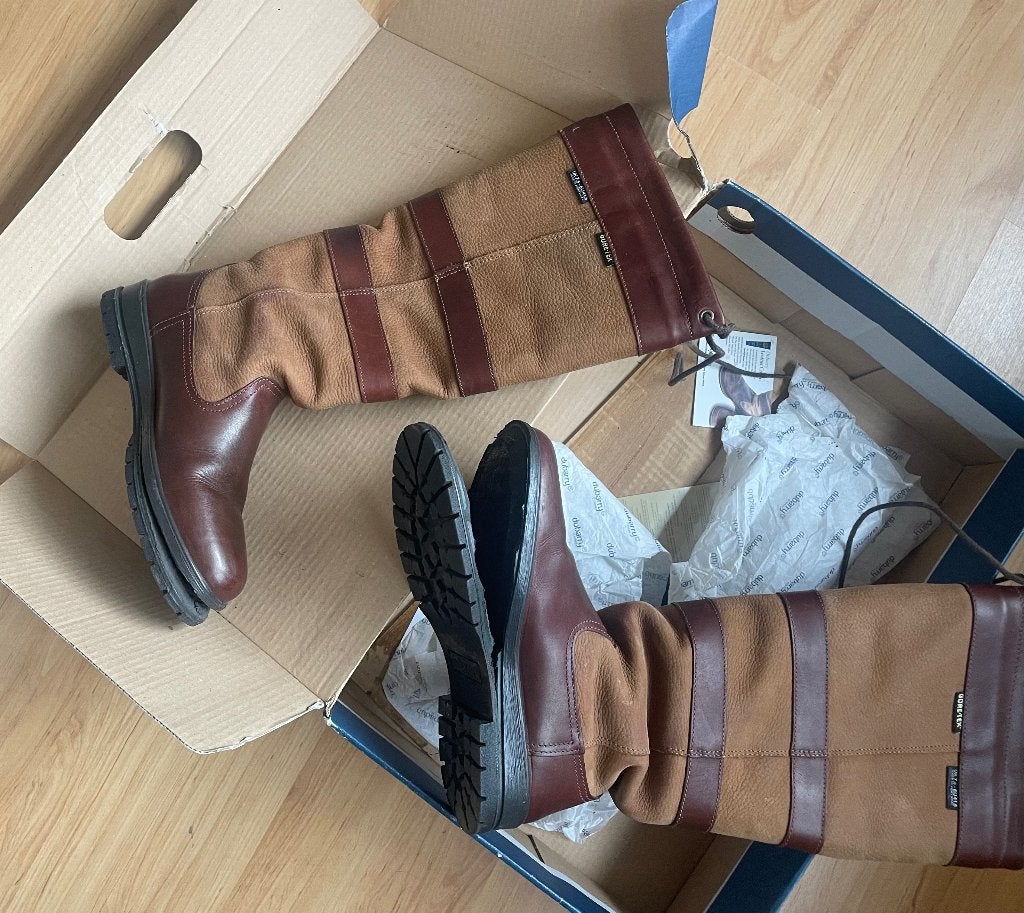 Dubarry dameslaarzen gratis, Hoge laarzen, Bruin, Gedragen, Ophalen