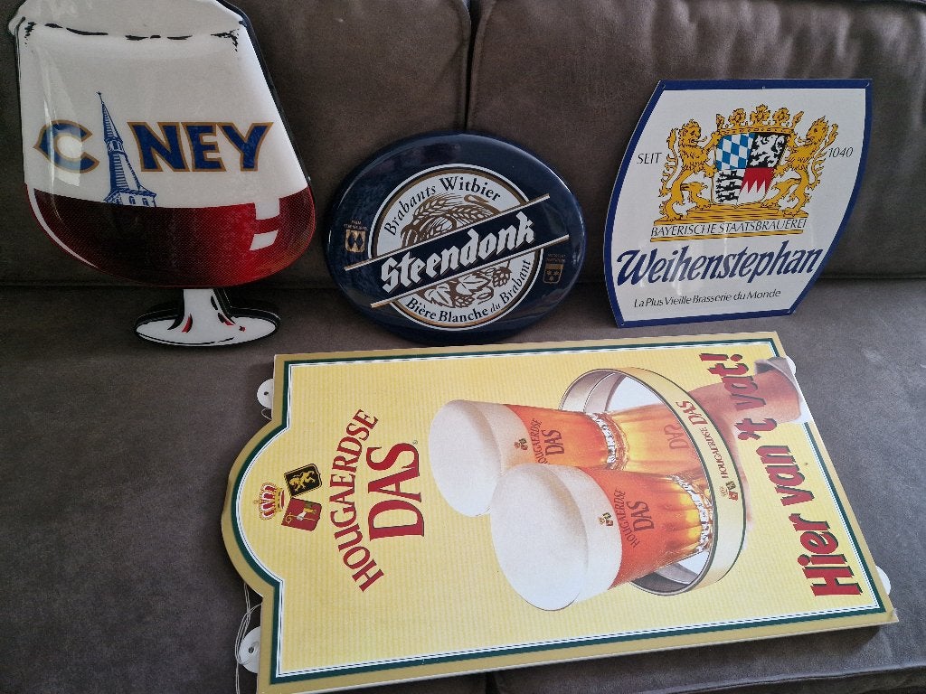 Vintage reclameborden, Ophalen, Gebruikt, Reclamebord
