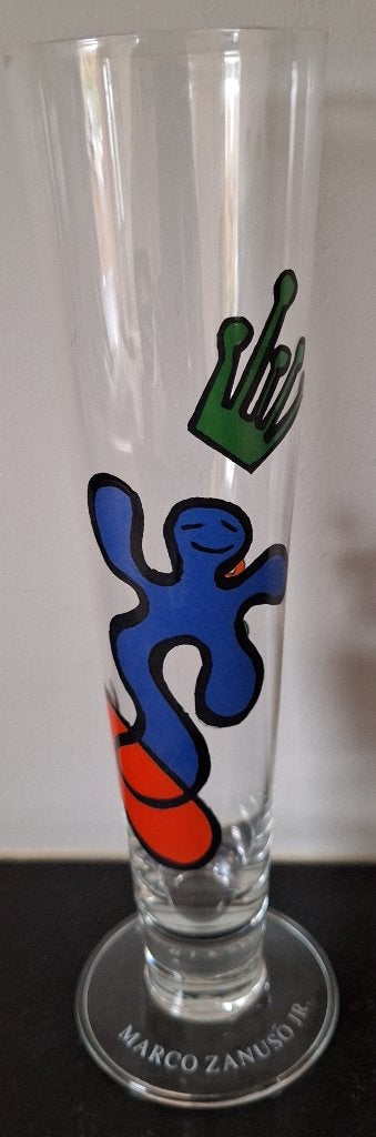 Ritzenhoff bierglas - Marco Zanuso Jr - 1997 - Adv 04, Verzamelen, Glas en Borrelglaasjes, Ophalen of Verzenden, Zo goed als nieuw
