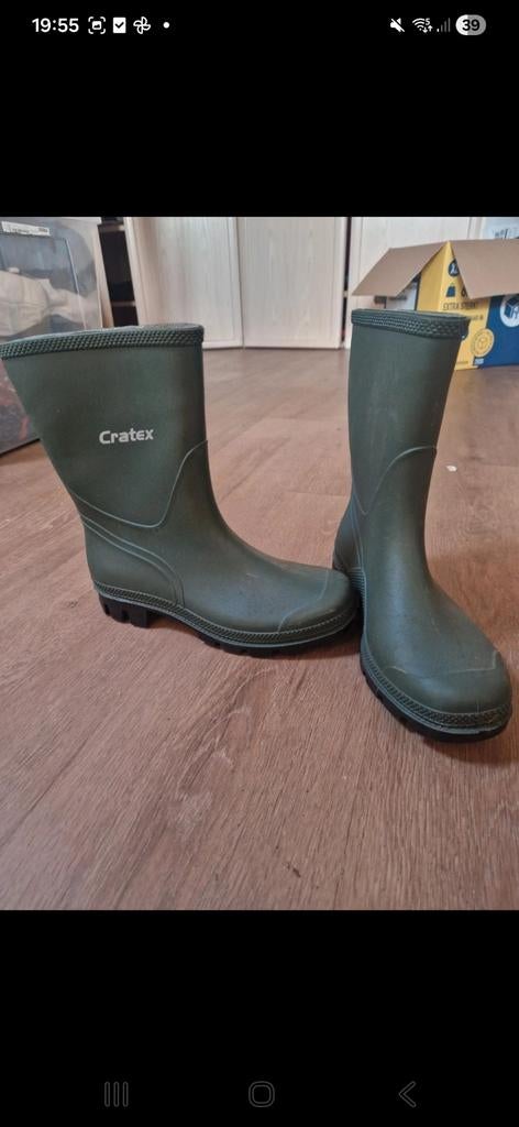 Cratex regen / tuinlaarzen - Groen, Maat 37 (Nieuw), Tuin en Terras, Nieuw, Ophalen of Verzenden, Laarzen, Cratex