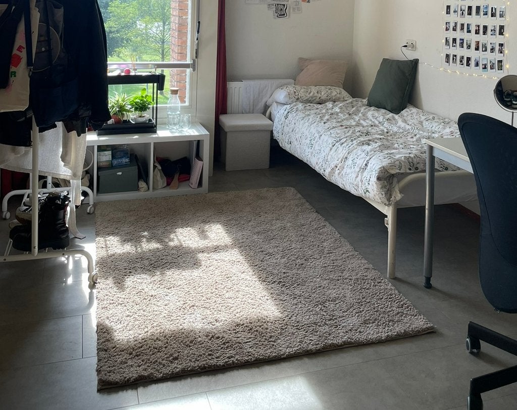 Ikea carpet Vonge 133x195cm, Ophalen, Gebruikt, 100 tot 150 cm, Grijs