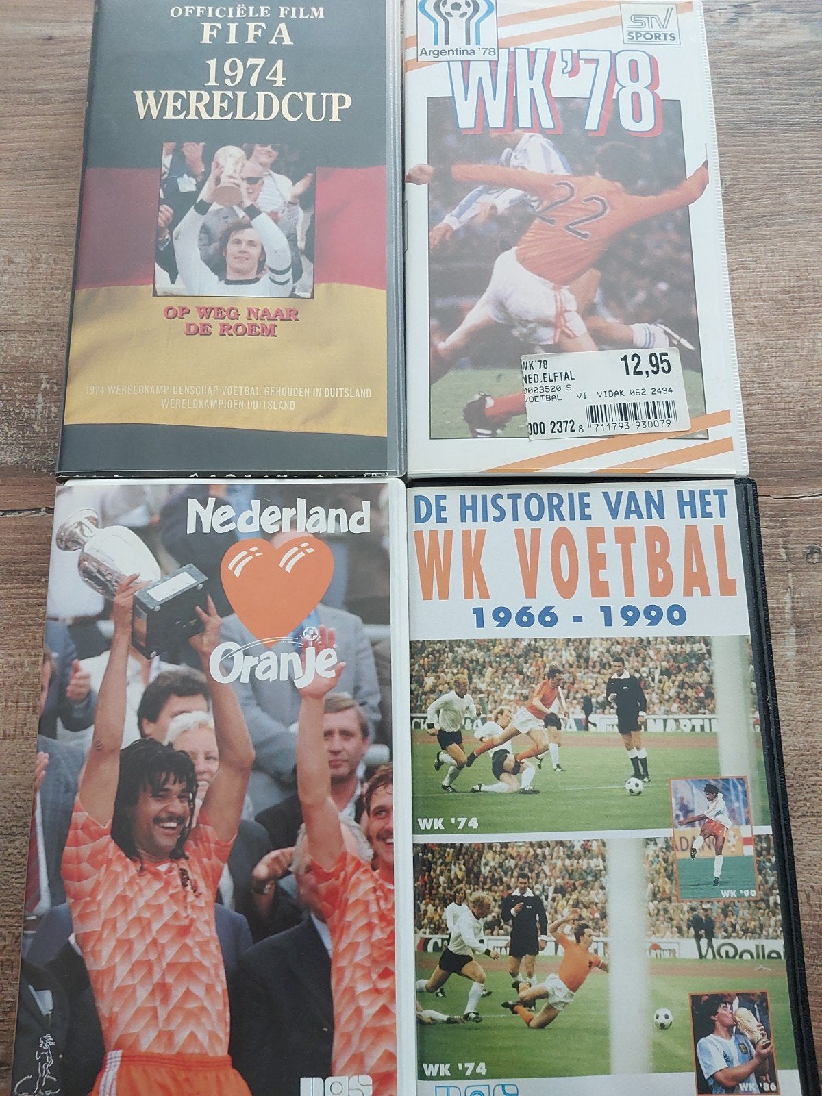 WK Voetbal VHS Collectie - FIFA 1974, WK '78, Oranje, Cd's en Dvd's, Nederlands ondertiteld, Gebruikt, Documentaire, Alle leeftijden