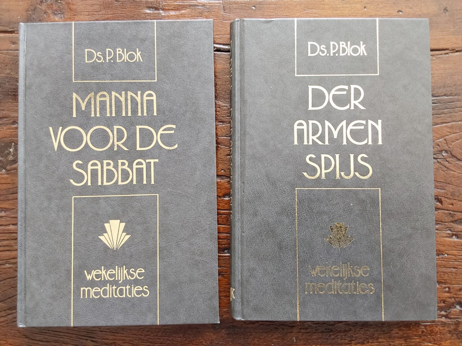 Manna voor de Sabbat + Der armen Spijs - Ds. P. Blok, Ophalen, Zo goed als nieuw