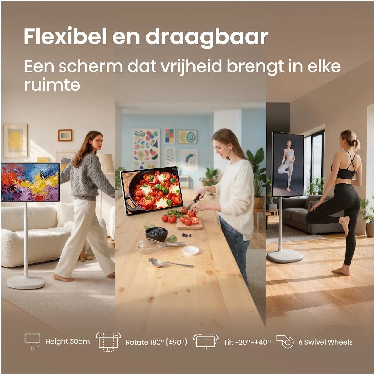 Hisense 32S6S 4K Touchscreen/Tablet/TV + accu – NIEUW, LED, 50 Hz, Nieuw, 80 tot 100 cm