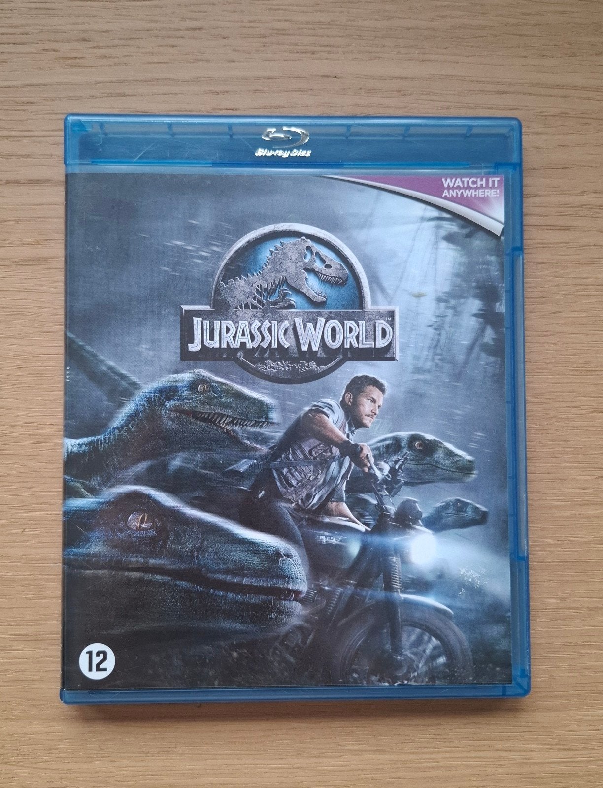Jurassic World Blu-ray, Gebruikt, Film, Actie, Ophalen of Verzenden