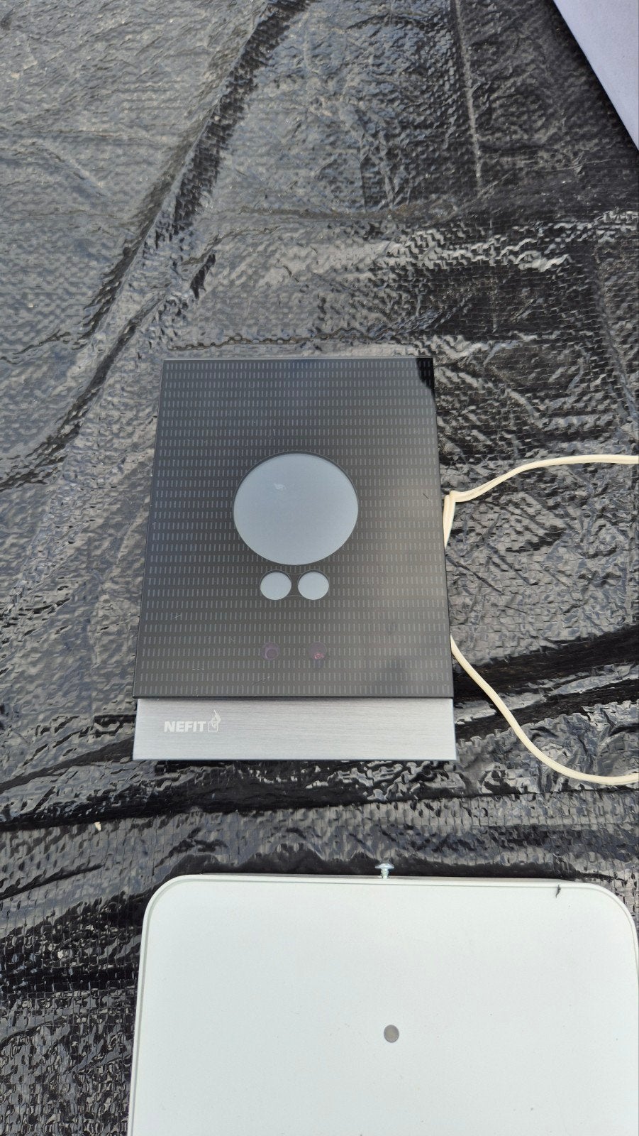 Nefit EasyControl slimme thermostaat met Bosch adapter, Ophalen of Verzenden, Slimme thermostaat, Gebruikt