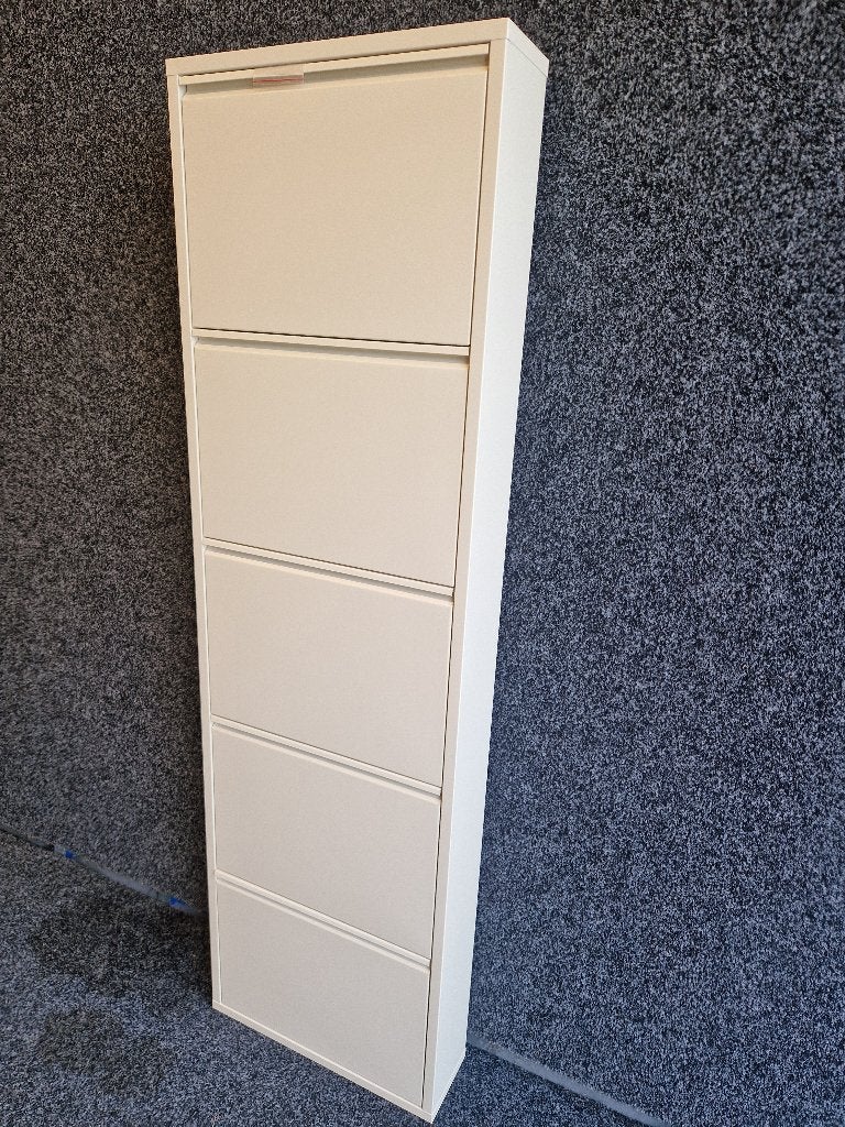Schoenenkast 5 vakken Soft Beige (nieuw), Ophalen, Nieuw, Overzichtelijk opbergen van schoenen