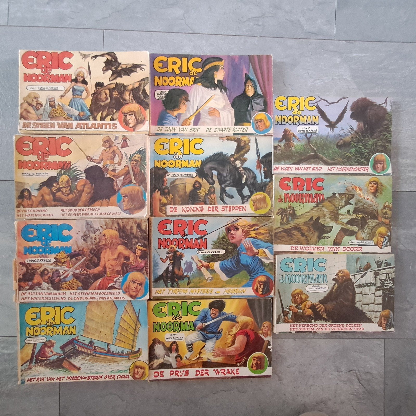 11x Eric De Noorman door Hans G Kresse - Gemengde Kwaliteit, Meerdere stripboeken, Ophalen of Verzenden, Gelezen
