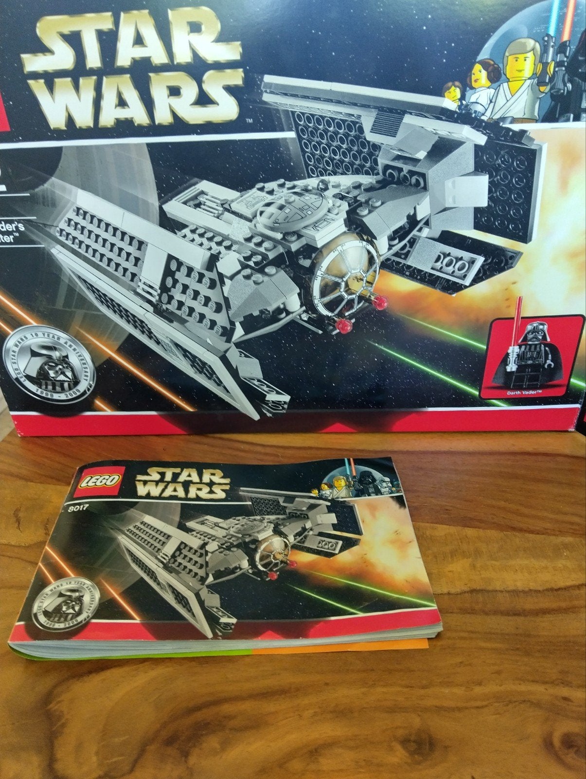LEGO Star Wars 8017 Darth Vader's TIE Fighter, Ophalen, Inclusief instructies, Star Wars, Lego