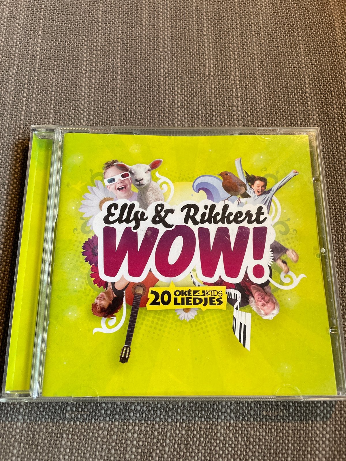 Elly & Rikkert WOW! cd - 20 Liedjes, Cd's en Dvd's, Cd's | Kinderen en Jeugd, Ophalen of Verzenden, Gebruikt, Muziek, Tot 2 jaar
