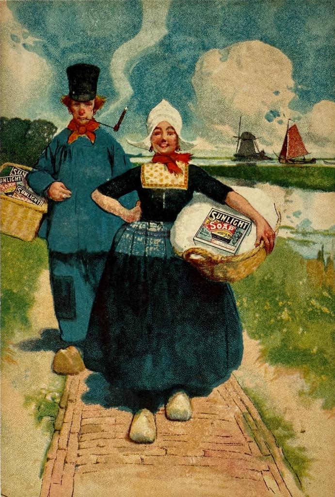Reclame Sunlight Soap (voor de Engelse markt), Verzamelen, Ophalen of Verzenden, Gebruikt, Overige typen