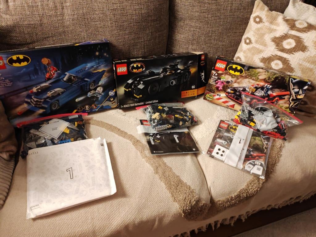 Lego 3x Batmobile 76274, 76188 en 40433, Ophalen, Overige thema's, Lego, Compleet