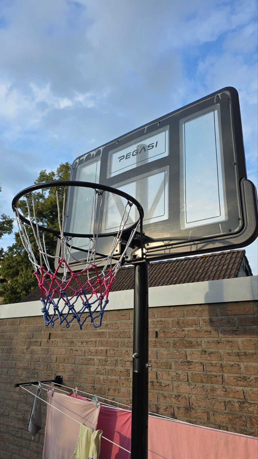 pagasi basketbalpaal., Ophalen, Zo goed als nieuw, Ring, Bord of Paal