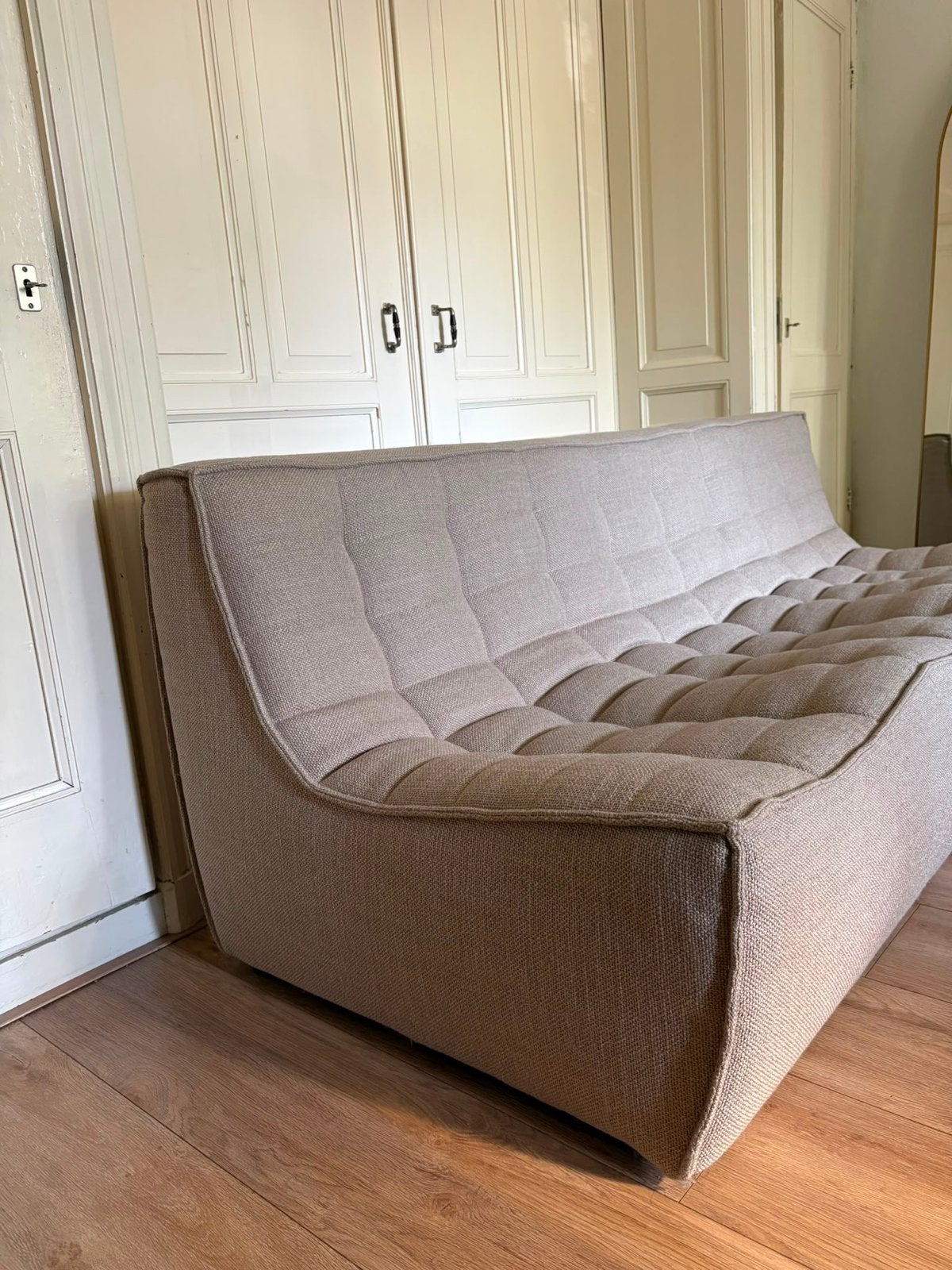 Ethnicraft N701 Sofa - Comfortabel en Stijlvol Design, Huis en Inrichting, Ophalen, Driepersoons, 75 tot 100 cm, Zo goed als nieuw