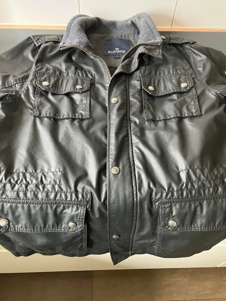 Stijlvolle Buffalo London jas jack - Maat XL, Ophalen of Verzenden, Gedragen, Overige maten, Zwart