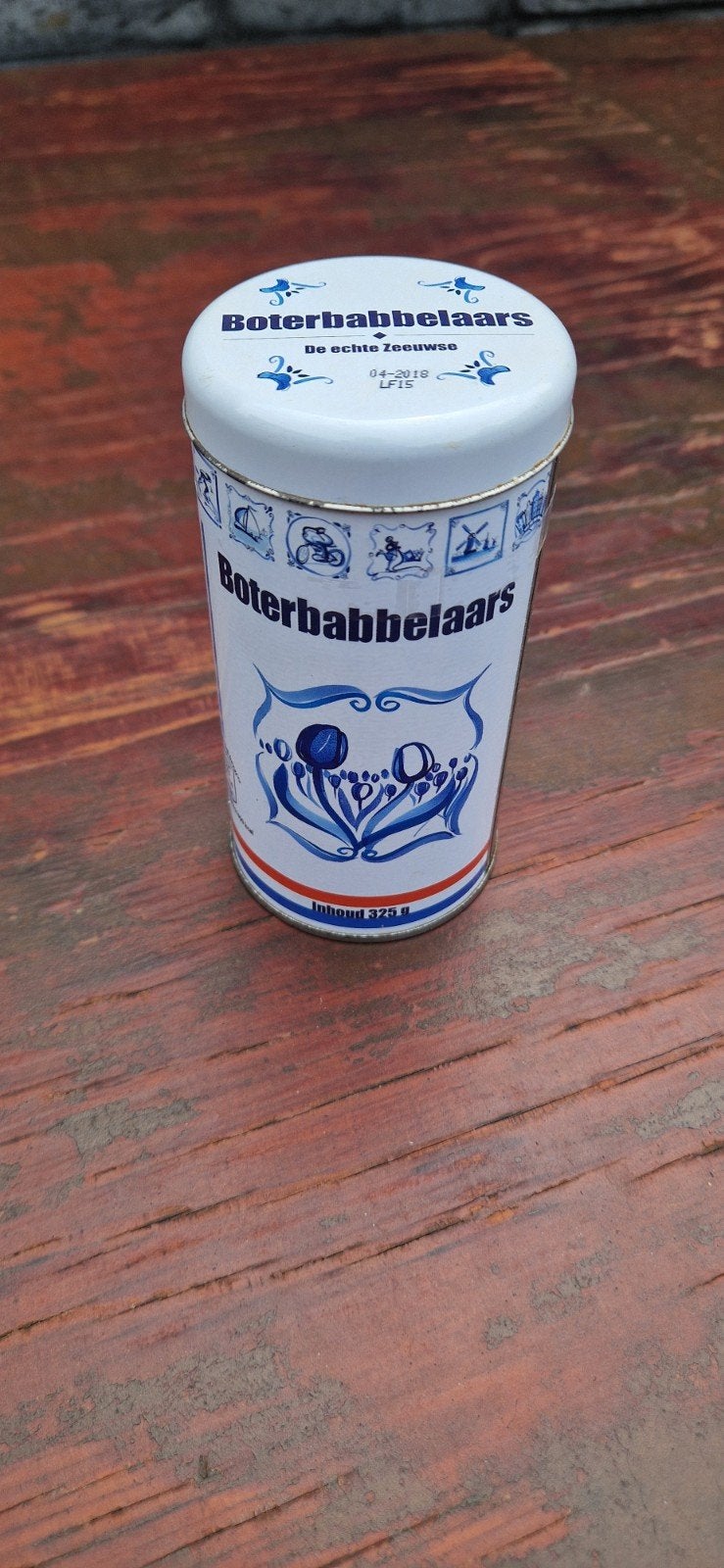 Boterbabbelaars blik - De echte Zeeuwse, Ophalen of Verzenden, Gebruikt