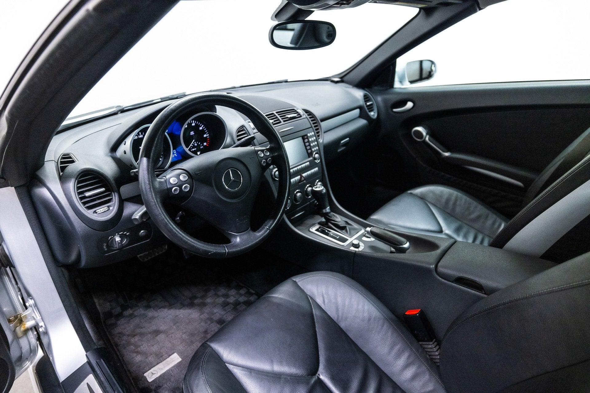 Mercedes-Benz SLK 350 Prestige Btw auto, Fiscale waarde €, Achterwielaandrijving, Gebruikt, Zwart, Cabriolet