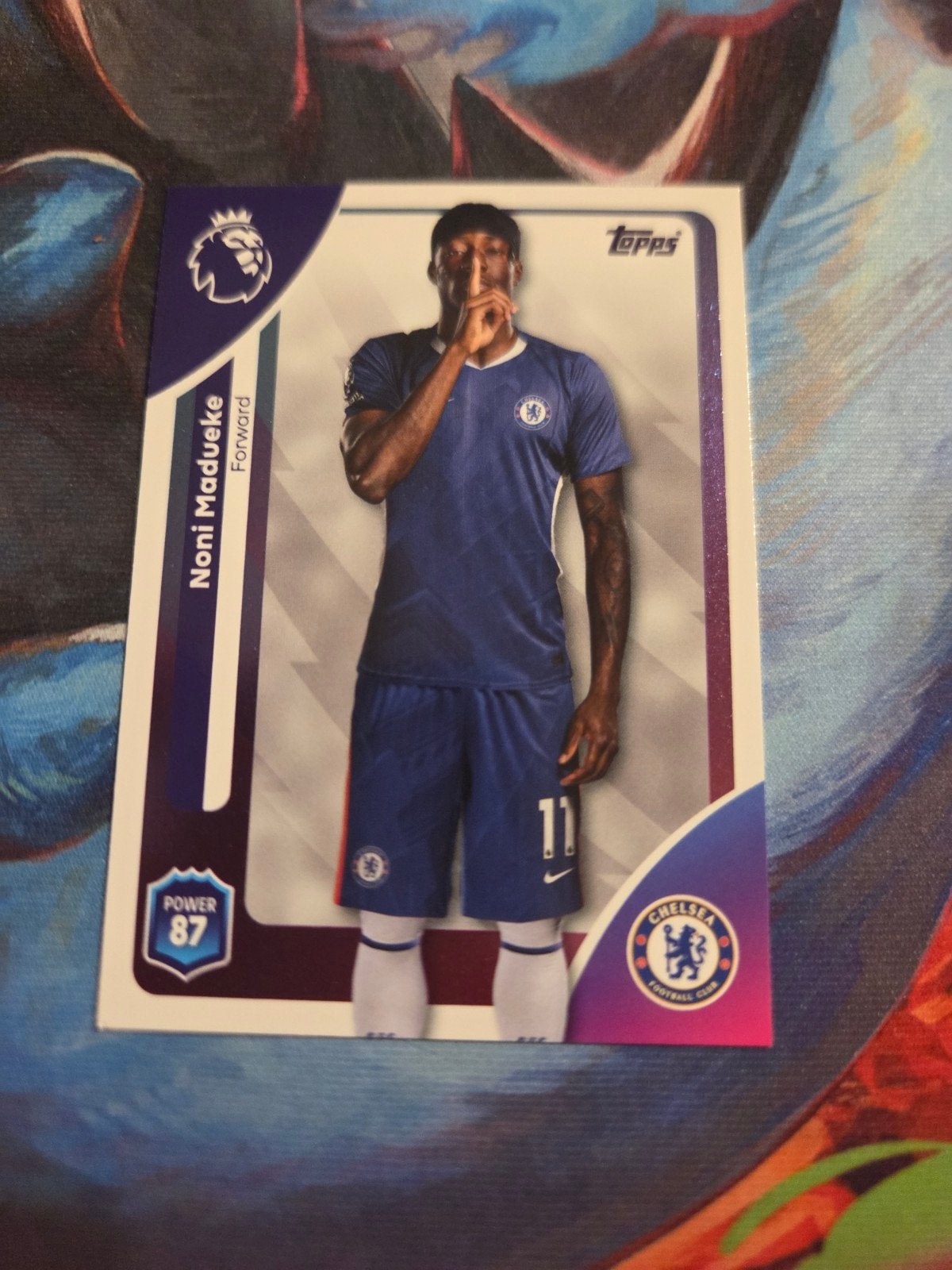 Noni Madueke Chelsea Topps Premier League Spelerskaart, Ophalen of Verzenden