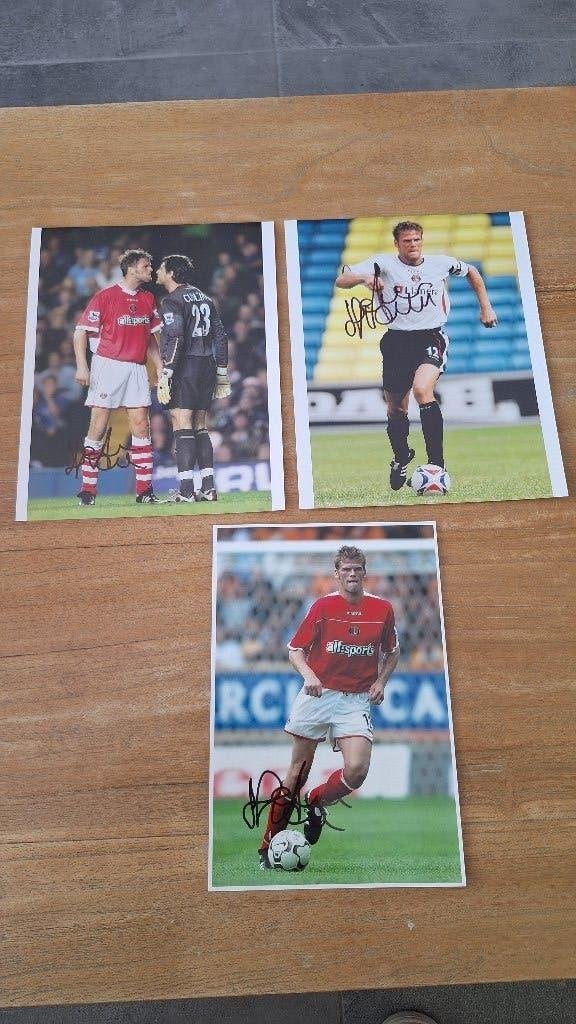 Foto 20x25 cm met handtekening Herman Hreidarsson # Charlton, Ophalen of Verzenden, Nieuw, Buitenlandse clubs, Overige typen