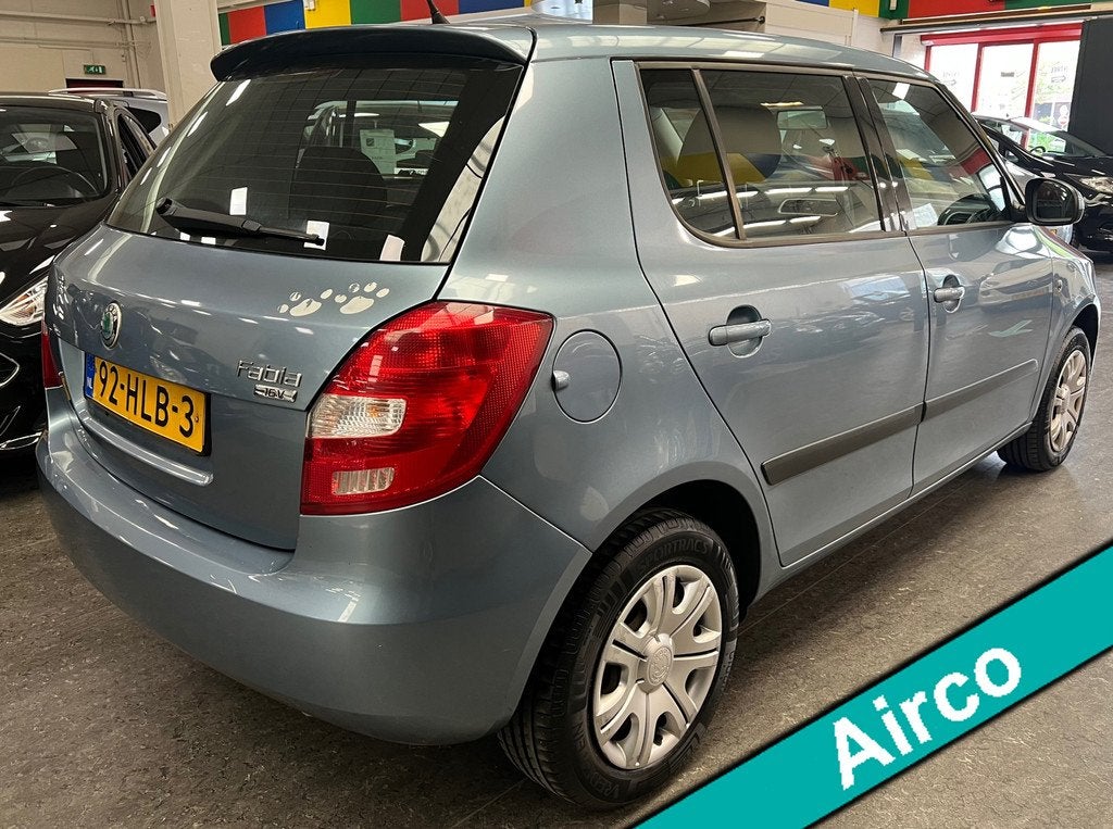 Skoda Fabia 1.4-16V Ambiente 2e eigenaar - NAP - Distr Verva, Voorwielaandrijving, 4 cilinders, Blauw, Origineel Nederlands