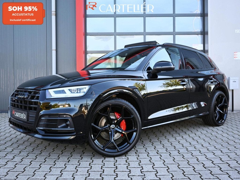 Audi Q5 55 TFSI e S-Line Quattro Competition Black Edition |, Auto's, Audi, Bedrijf, Te koop, Q5, 4x4, ABS, Achteruitrijcamera