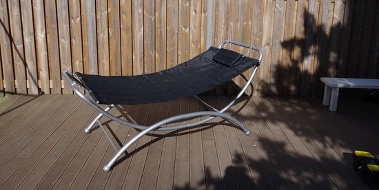 hangmat, Tuin en Terras, Hangmatten, Ophalen of Verzenden, Zo goed als nieuw, Met standaard, Eenpersoons