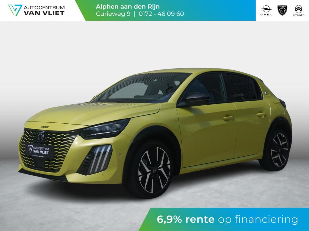 Peugeot e-208 EV GT 51 kWh | Long range | Stoelverwarming &, 12 maanden, Stof, Gebruikt, 156 pk