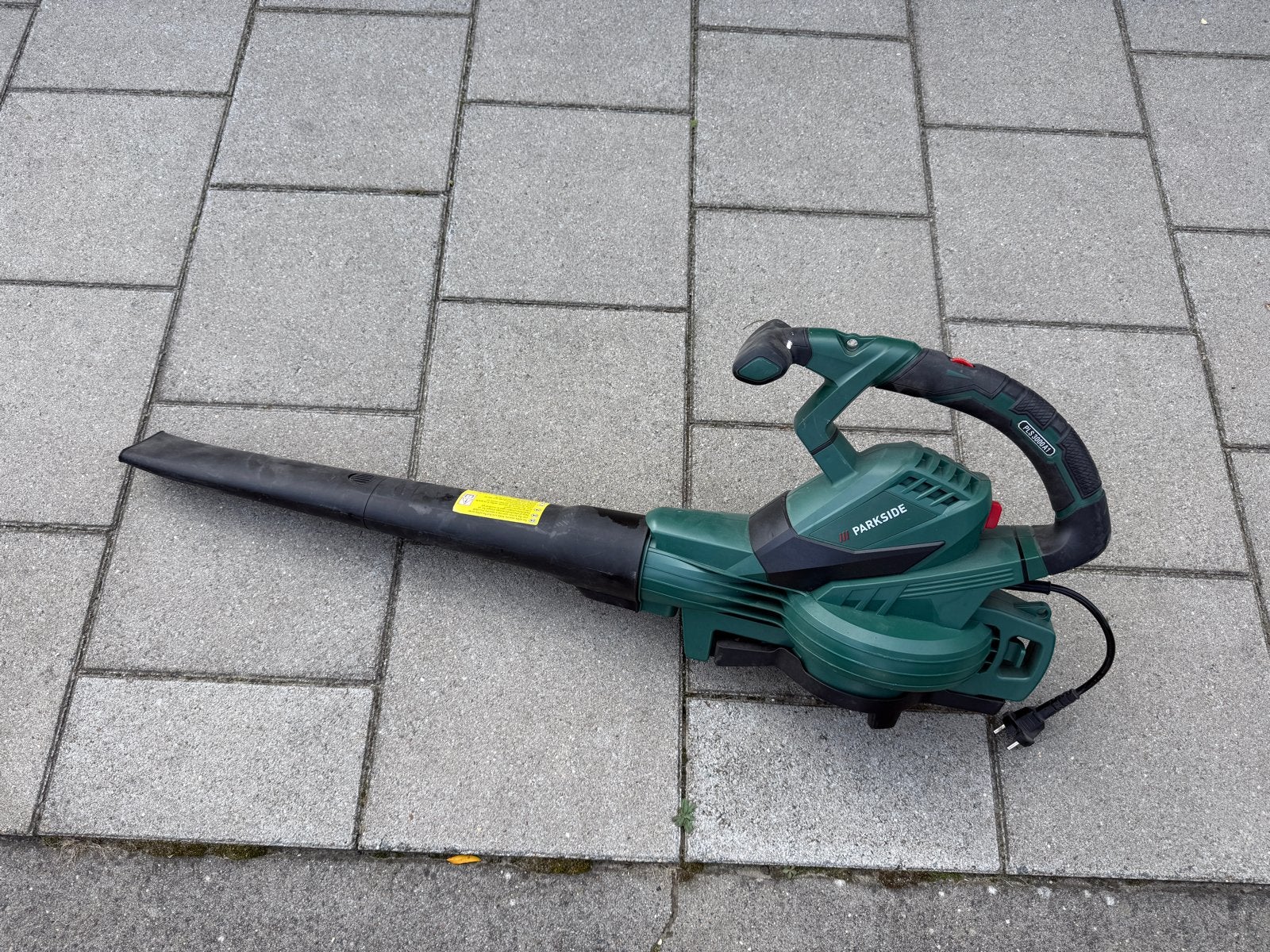 Parkside Elektrische Bladblazer - Zo goed als nieuw, Ophalen, Grizzly@lidl.de, Handgedragen, Zo goed als nieuw